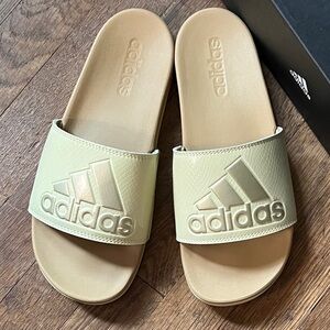 ADIDAS Tan Slide Sandals